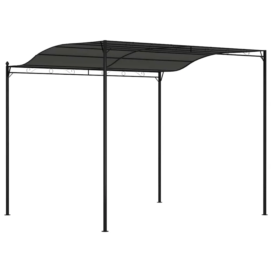 Auvent de parasol 3 x 2,4 m Anthracite - 7