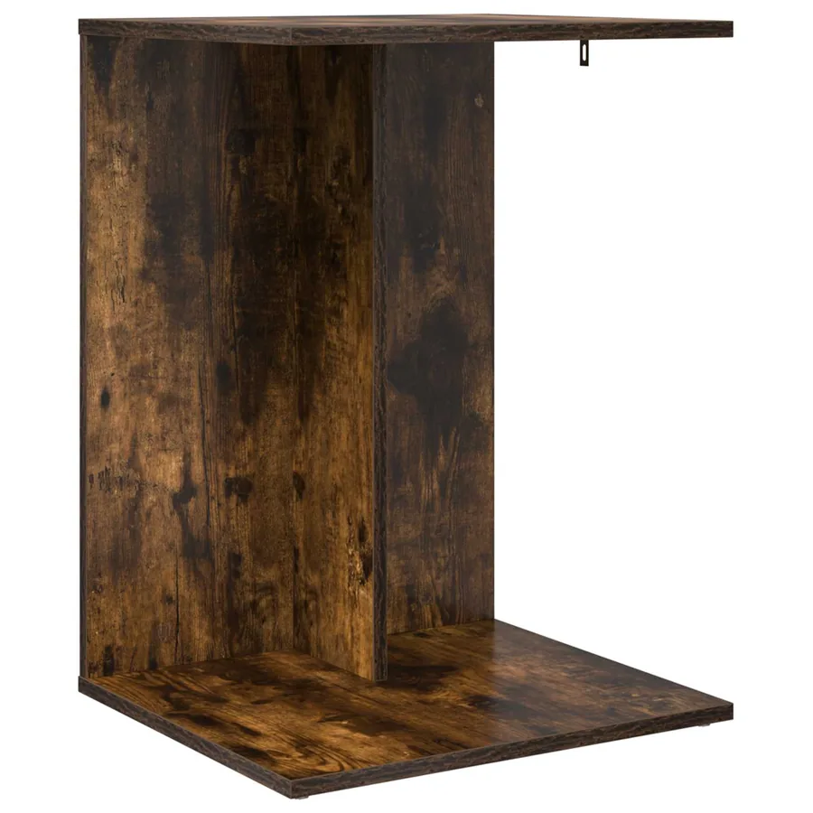 Table d'appoint Chêne fumé 45 x 40 x 62,5 cm Bois d'ingénierie - 2