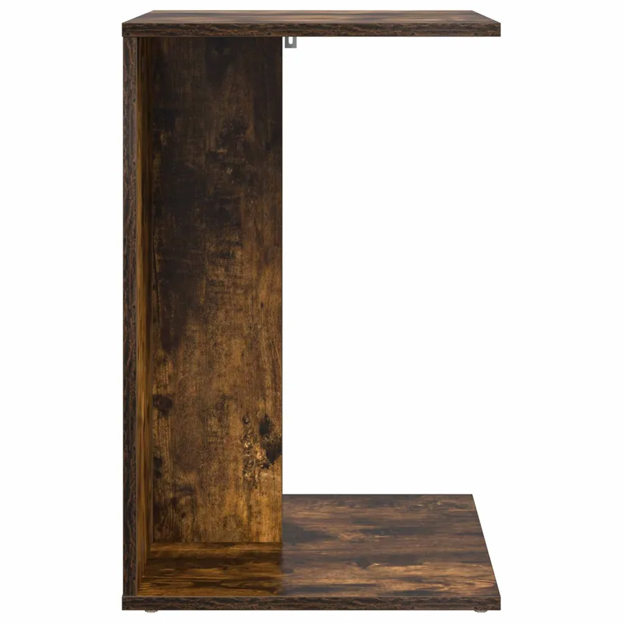 Table d'appoint Chêne fumé 45 x 40 x 62,5 cm Bois d'ingénierie - 6