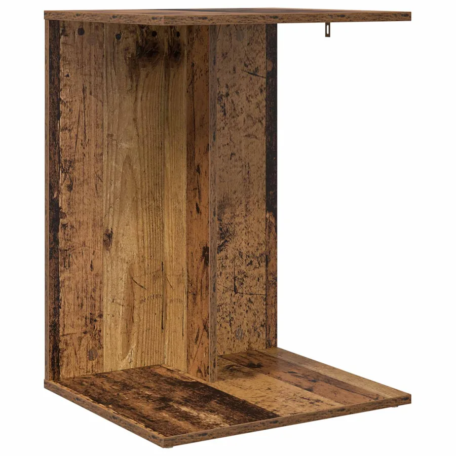 Table d'appoint Bois ancien 45 x 40 x 62,5 cm Bois d'ingénierie - 2