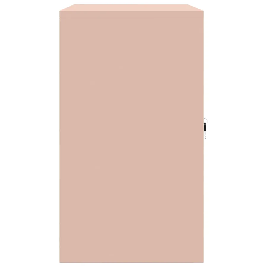 Armoire de rangement Rose 80 x 40 x 70 cm Acier - 7