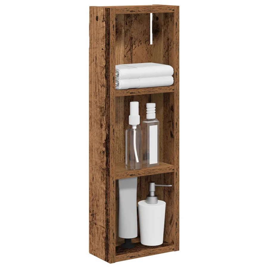 Armoire murale de salle de bain Bois ancien 20 x 10 x 60,5 cm - 3