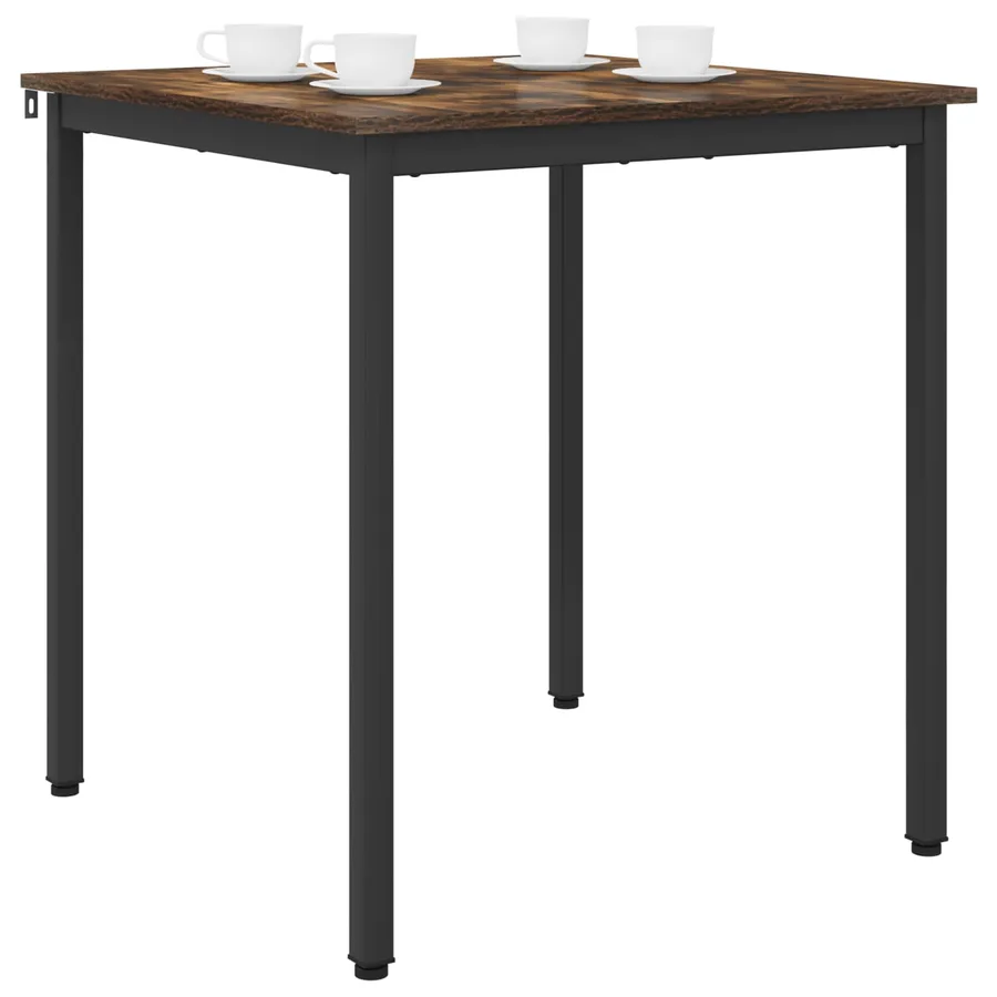Table de salle à manger / Table de repas 70 x 70 x 75 cm MÉTAL - 3