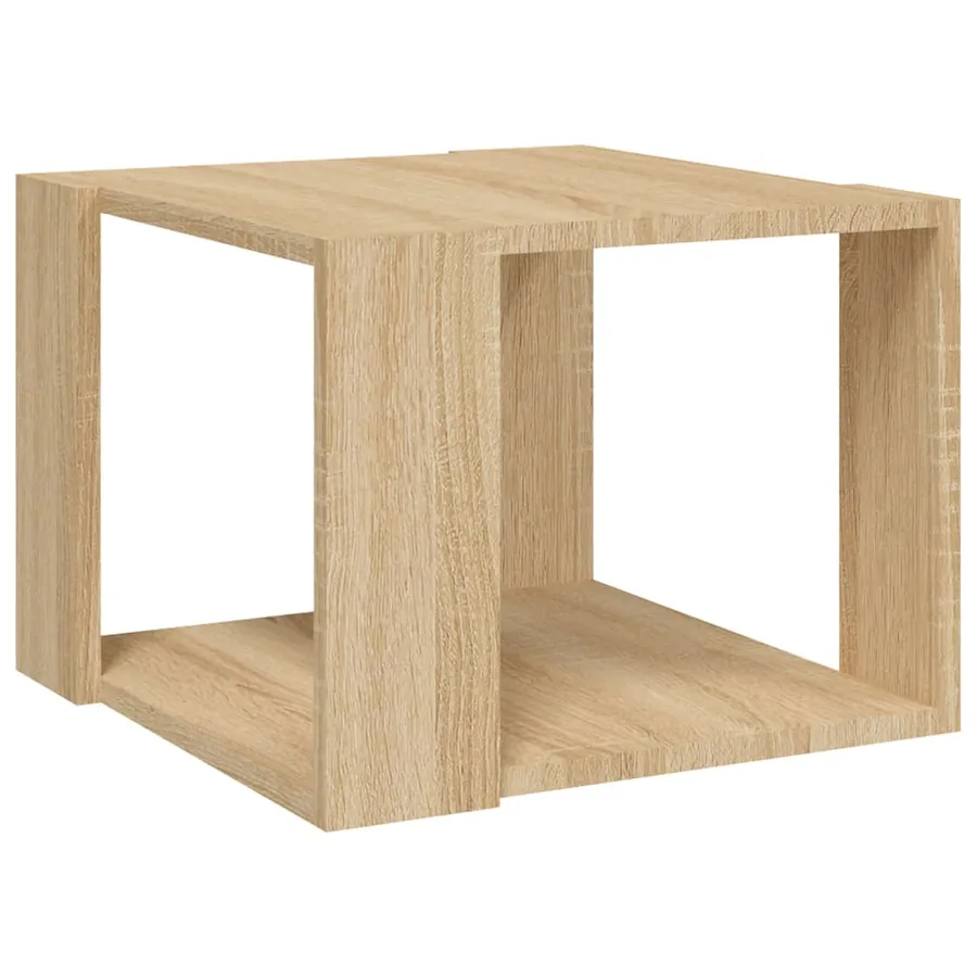 Table basse Chêne sonoma 40x40x30 cm Bois d'ingénierie - 2