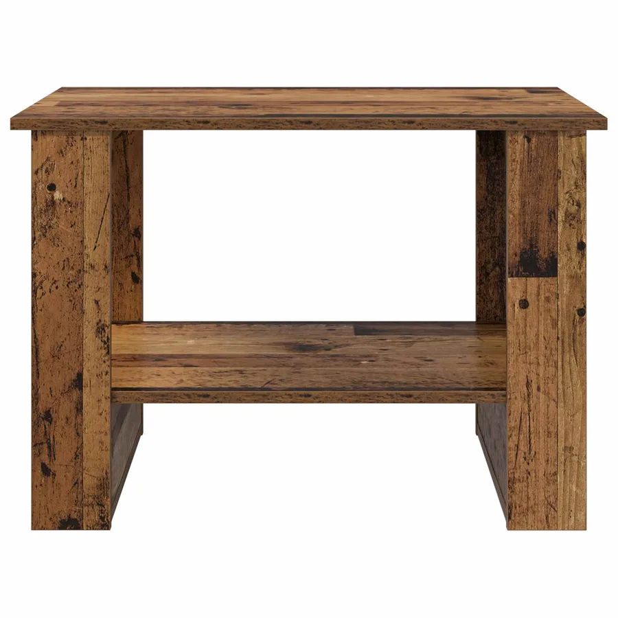 Table basse Bois ancien 72 x 50 x 50 cm Bois d'ingénierie - 5