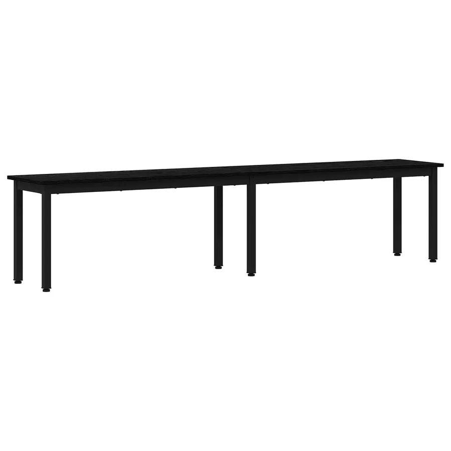 banc Chêne noir 200 x 35 x 45 cm Bois d'ingénierie - 2