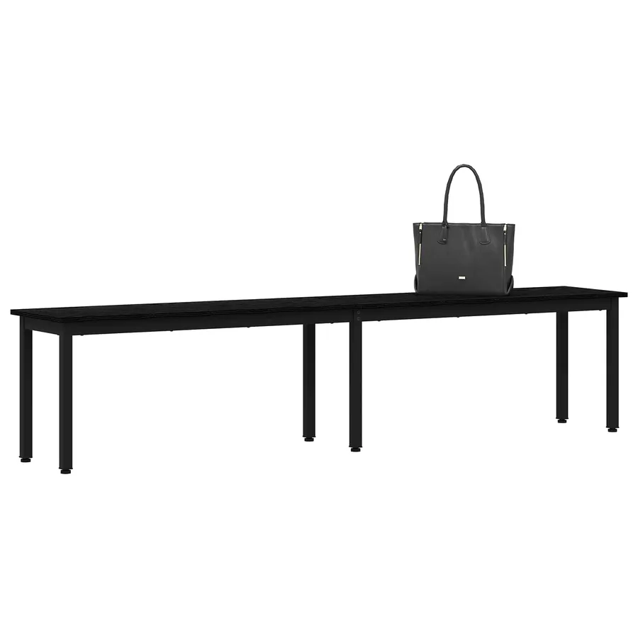 banc Chêne noir 200 x 35 x 45 cm Bois d'ingénierie - 3