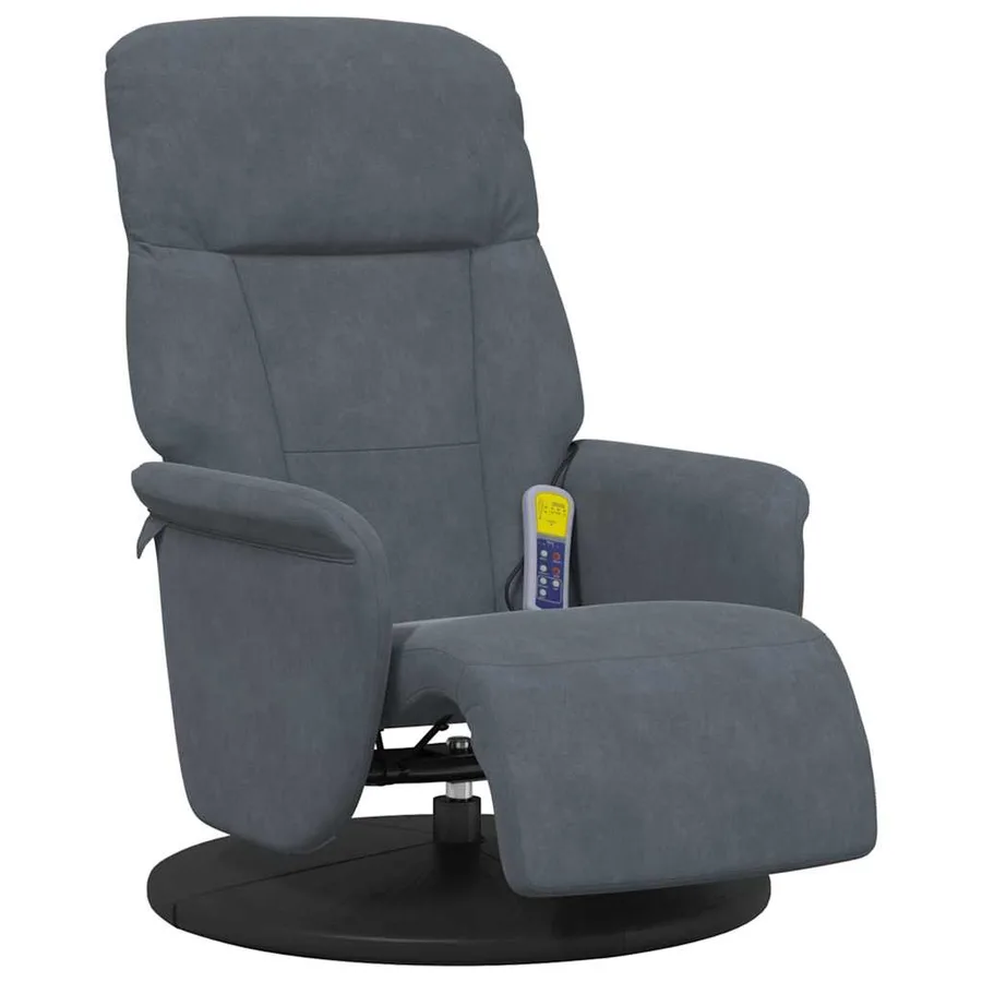 Fauteuil de massage inclinable Gris foncé 91 x 71 x 105 cm - 4
