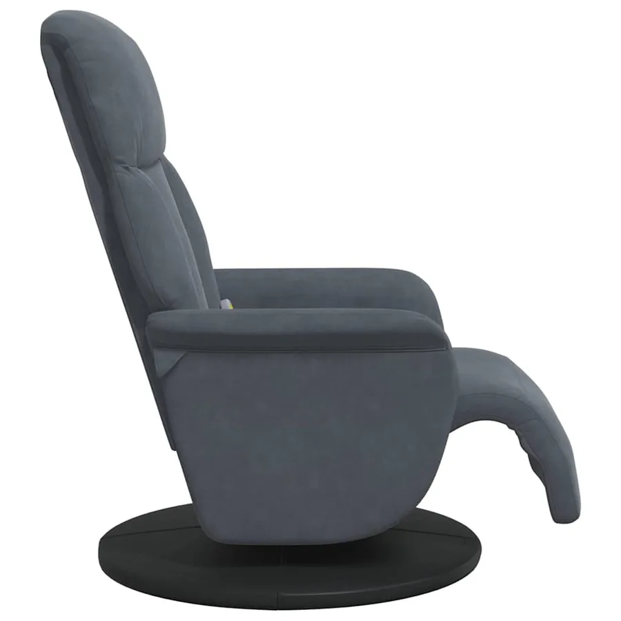 Fauteuil de massage inclinable Gris foncé 91 x 71 x 105 cm - 6