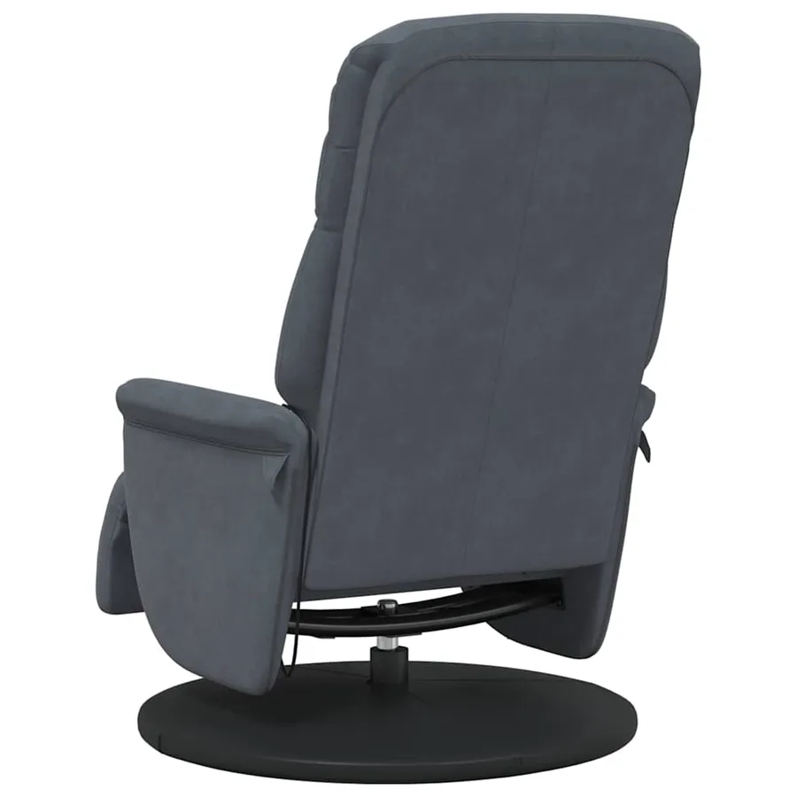 Fauteuil de massage inclinable Gris foncé 91 x 71 x 105 cm - 7