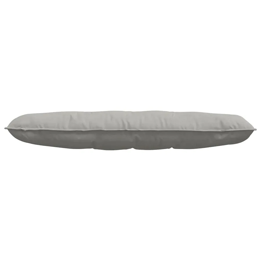Coussin de Dos Gris clair 140 x 50 cm Tissu en microfibre - 5