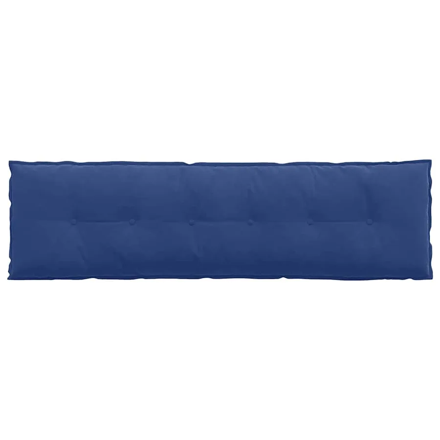 Coussin de Dos Bleu police 180 x 50 cm Tissu en velours côtelé - 6