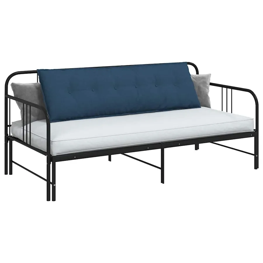 Coussin de Dos Bleu 160 x 19 x 50 cm tissu - 3