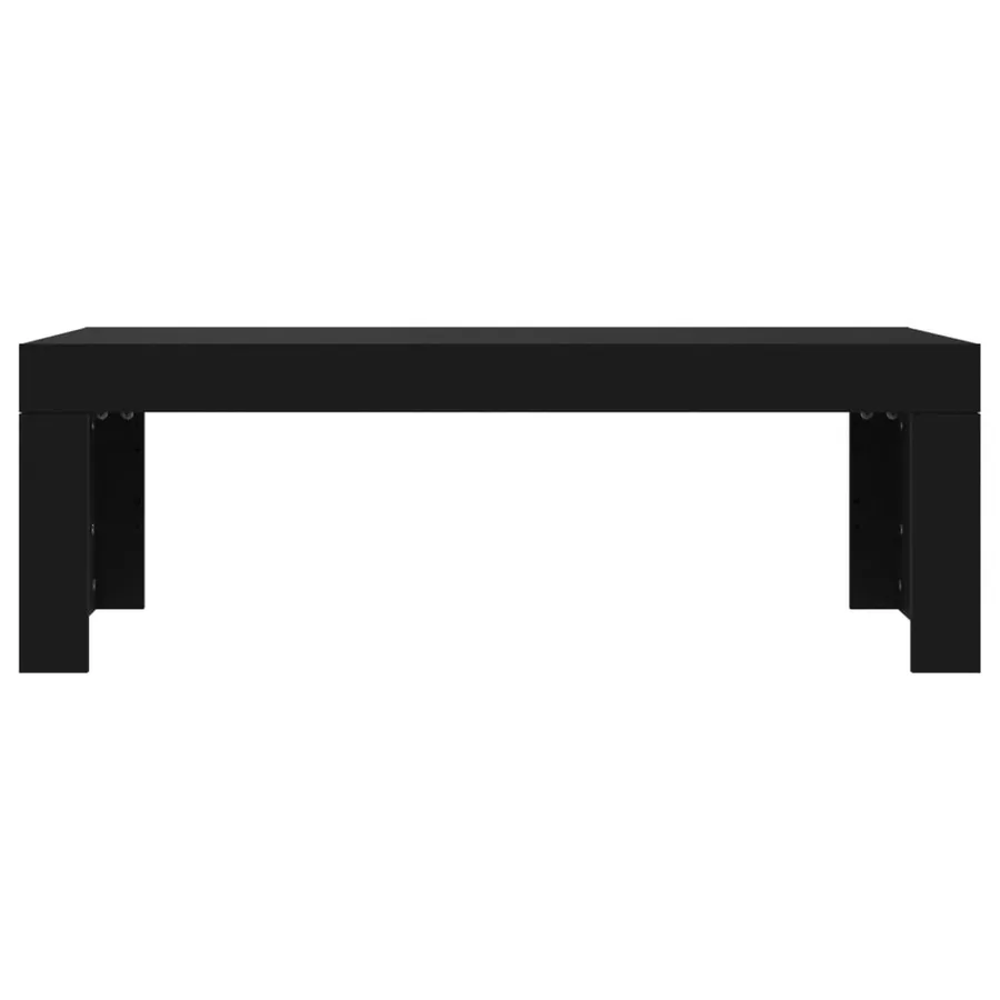 Table basse noir 102x50x36 cm bois d'ingénierie - 4