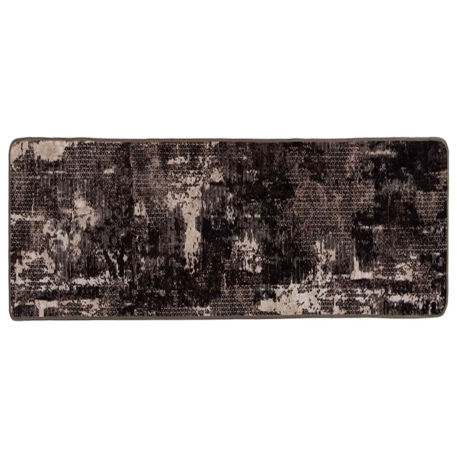 Coureur de Tapis MARSA Noir 100 x 250 cm Polyester et PVC - 2