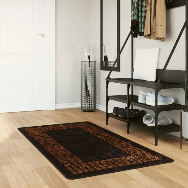 Coureur de Tapis MARSA Noir 80 x 100 cm Polyester et PVC
