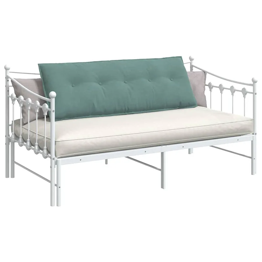 Coussin de Dos Vert Mer 140 x 50 cm Tissu en velours côtelé - 3