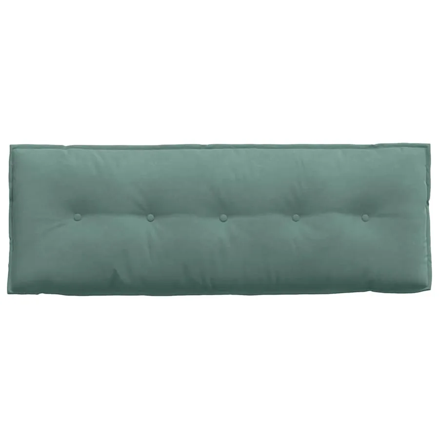 Coussin de Dos Vert Mer 140 x 50 cm Tissu en velours côtelé - 6