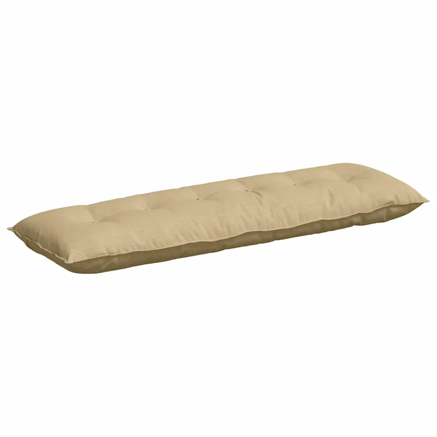 Coussin de Dos Vert gris 160 x 50 cm Tissu en velours côtelé - 2