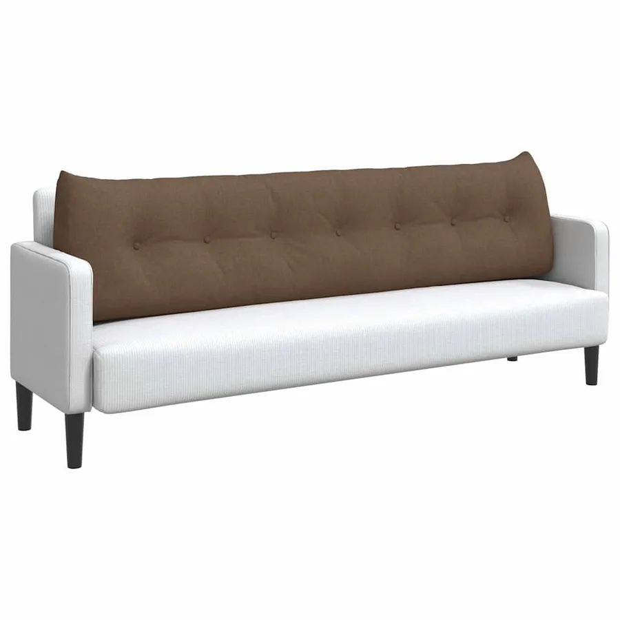 Coussin de Dos Marron 200 x 24 x 50 cm tissu - 3