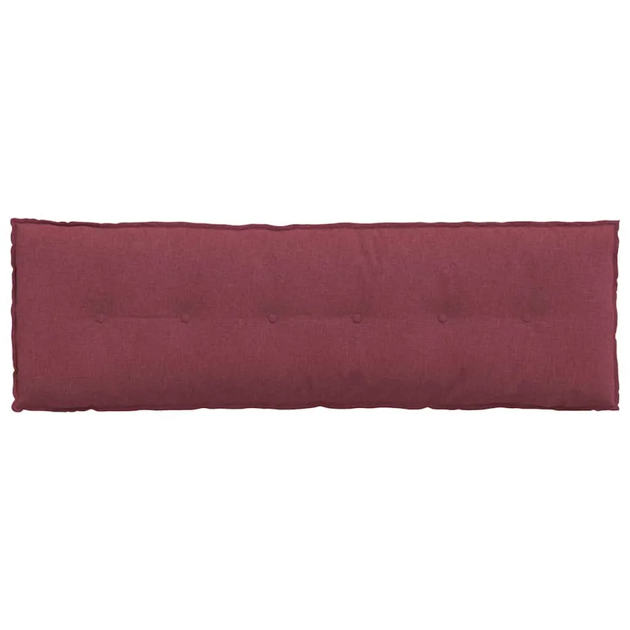 Coussin de Dos Bordeaux 160 x 19 x 50 cm tissu - 6