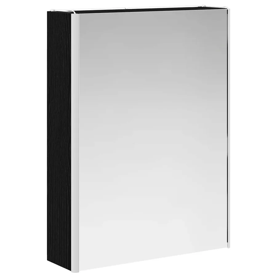 Armoire Miroir de Salle de Bain Chêne noir 53,5 x 15,5 x 70 cm - 5