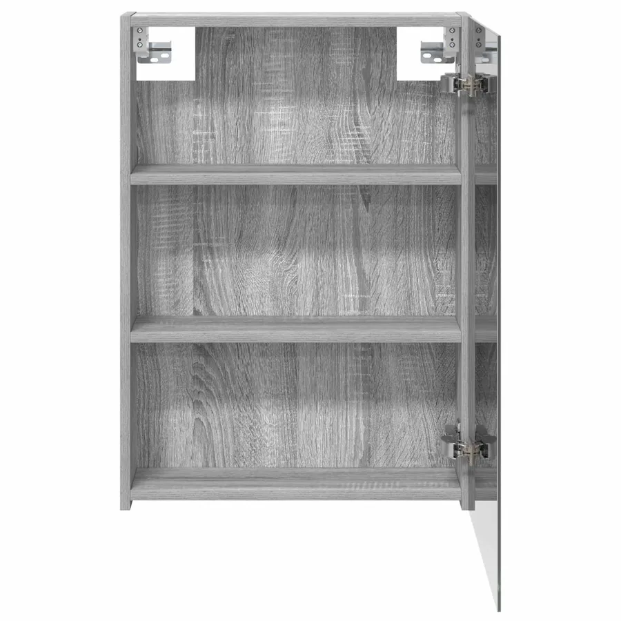 Armoire Miroir de Salle de Bain Gris Sonoma 50 x 14,5 x 70 cm - 6