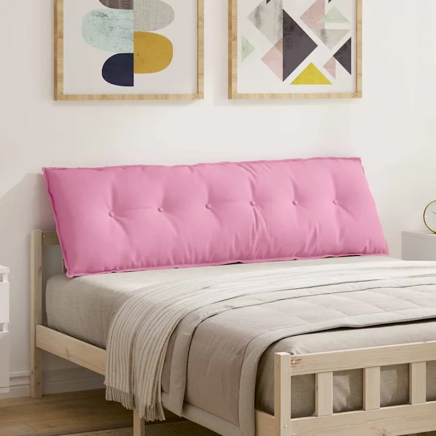 Coussin de Dos Rose 160 x 19 x 50 cm tissu