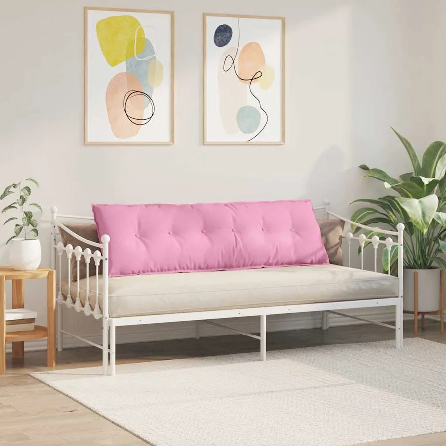 Coussin de Dos Rose 160 x 19 x 50 cm tissu - 4