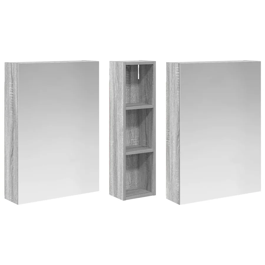 Ensemble de Meubles de Salle de Bain 3 pcs 120 x 14,5 x 70 cm - 5