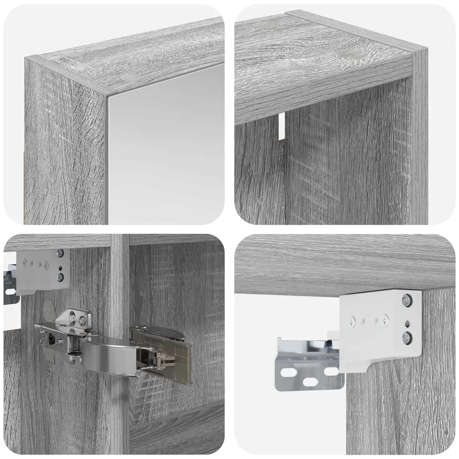 Ensemble de Meubles de Salle de Bain 3 pcs 120 x 14,5 x 70 cm - 8