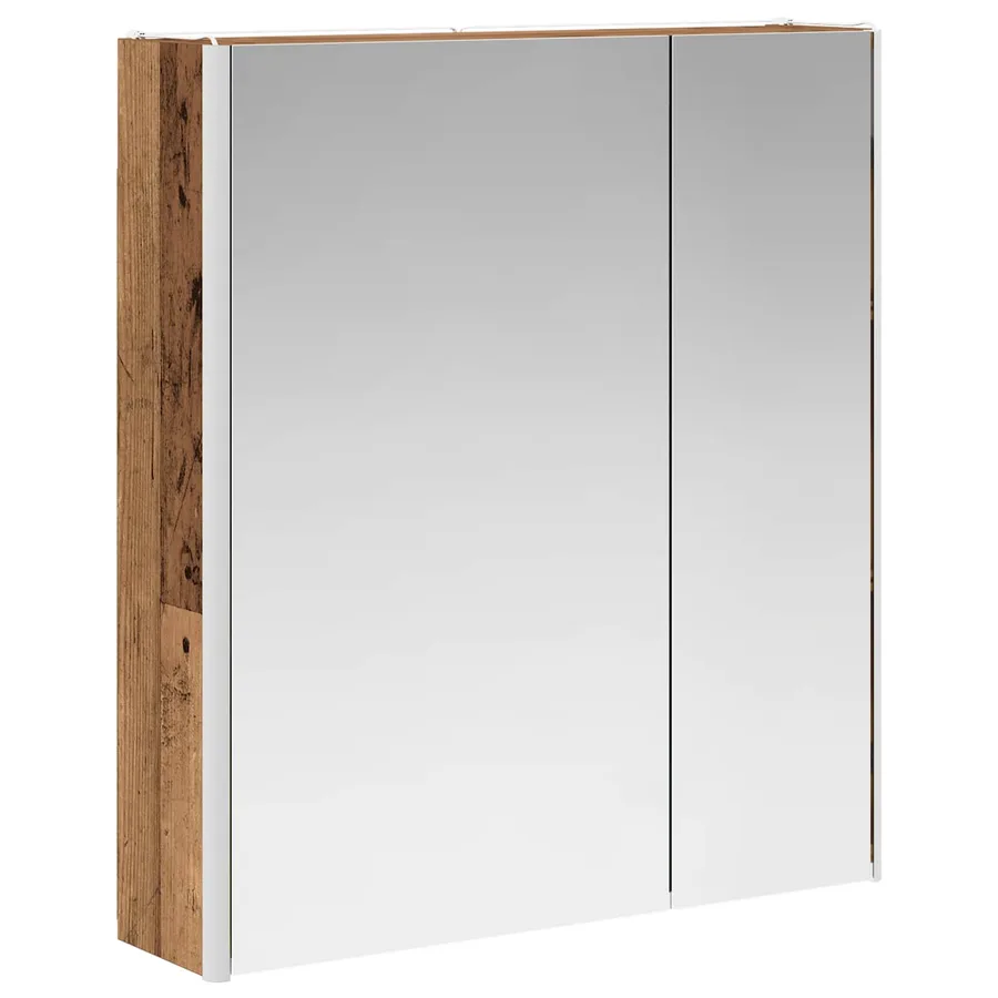 Armoire Miroir de Salle de Bain Bois ancien 63,5 x 15,5 x 70 cm - 5
