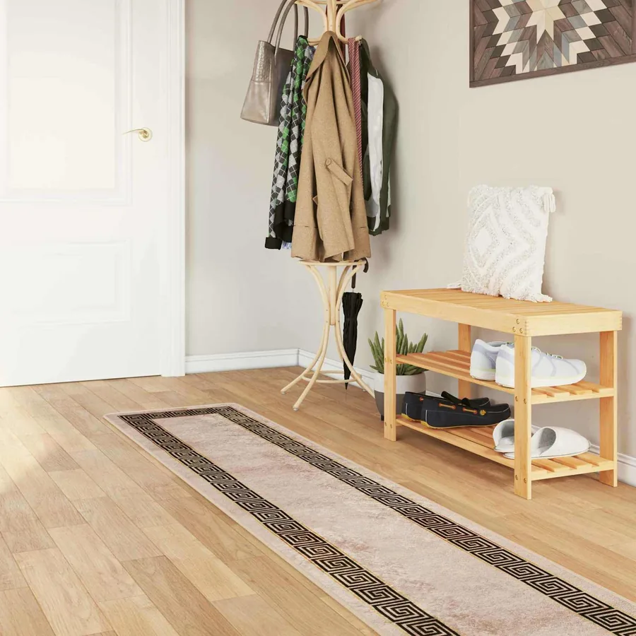 Coureur de Tapis MARSA Noir 50 x 450 cm Polyester et PVC