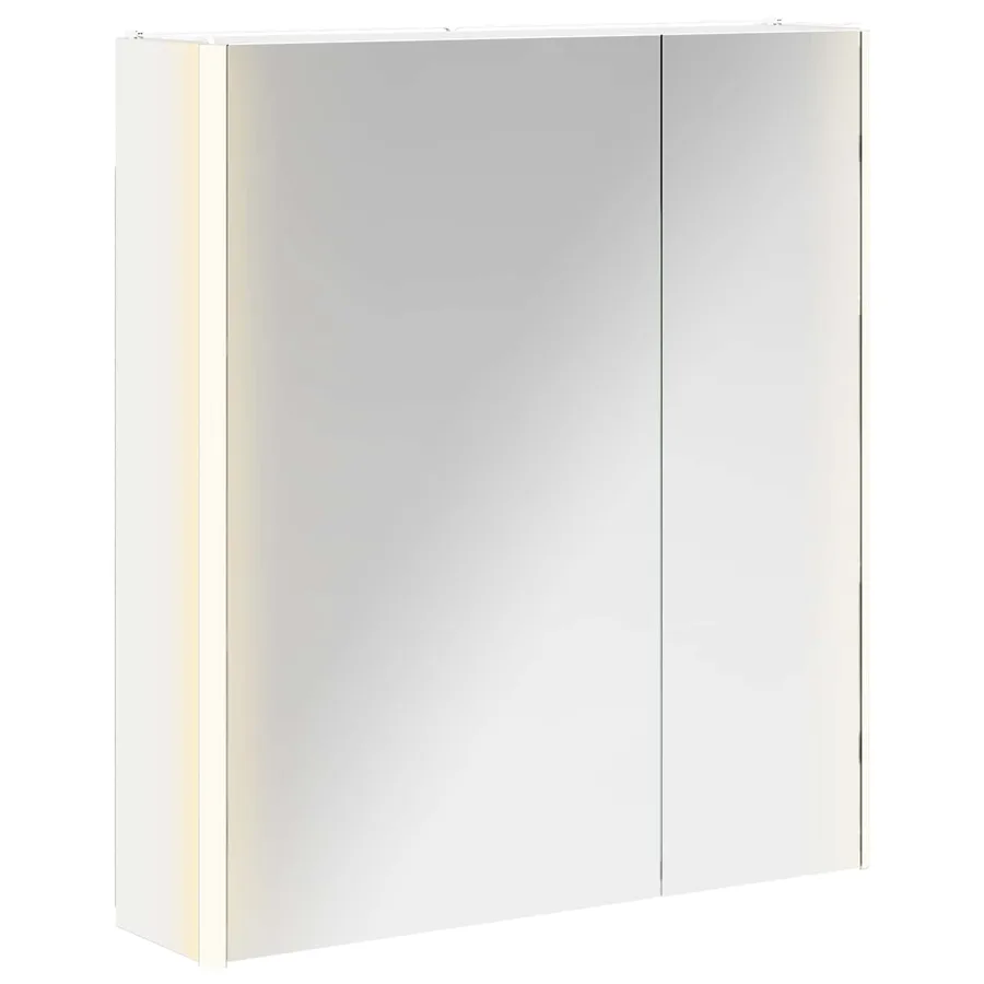 Armoire Miroir de Salle de Bain Blanc 63,5 x 15,5 x 70 cm - 2