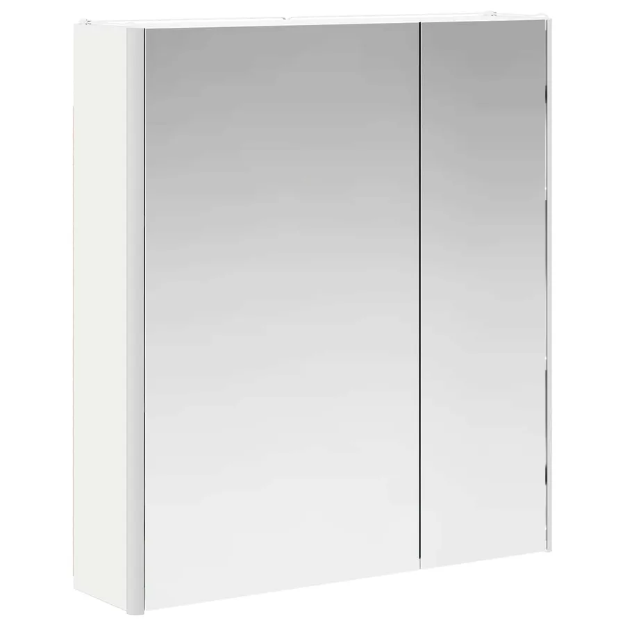 Armoire Miroir de Salle de Bain Blanc 63,5 x 15,5 x 70 cm - 5
