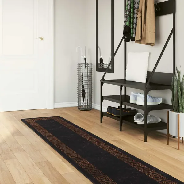 Coureur de Tapis MARSA Noir 50 x 400 cm Polyester et PVC