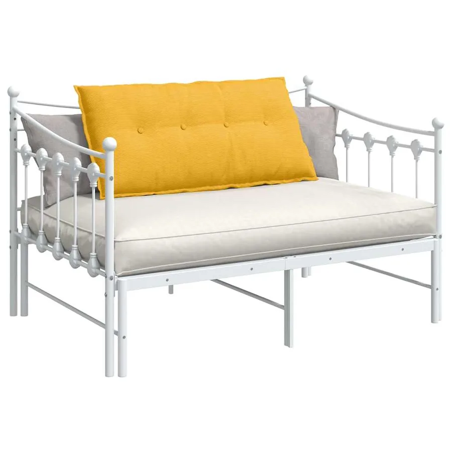 Coussin de Dos Jaune clair 100 x 50 cm Tissu en velours côtelé - 3