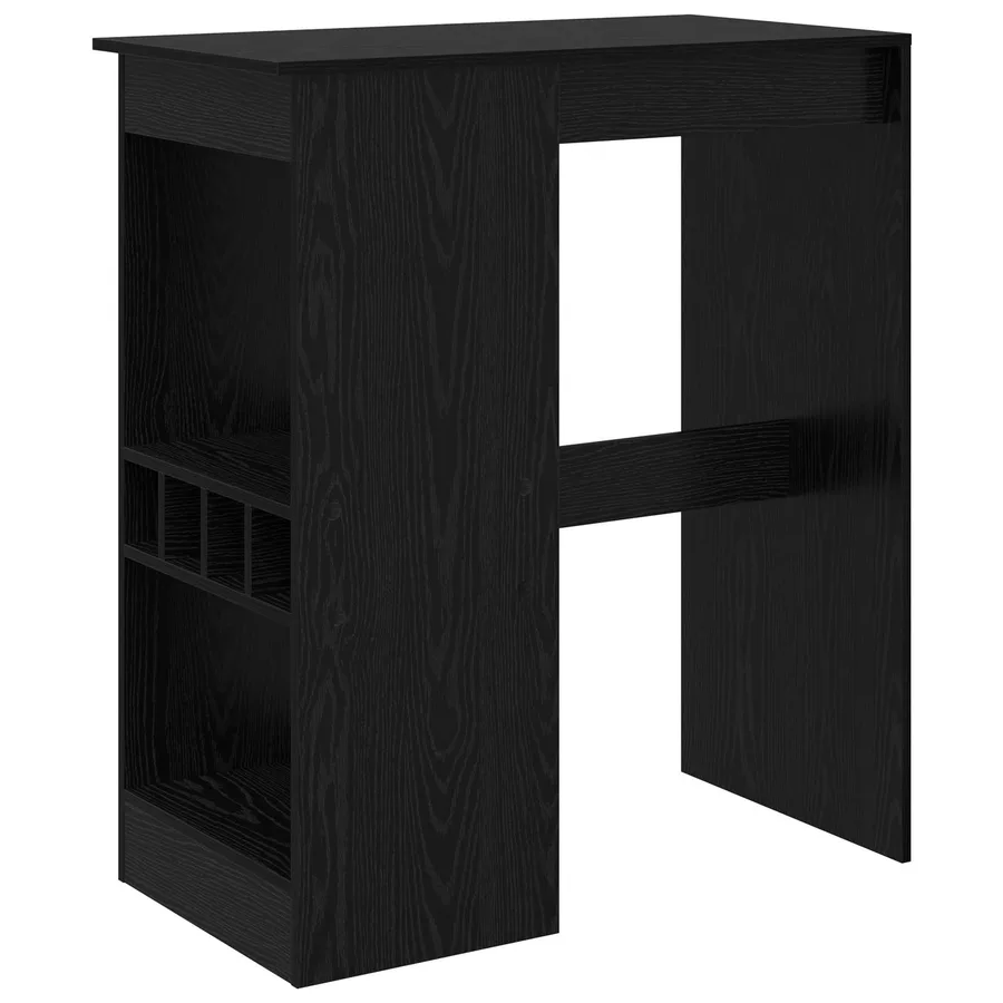 Table de bar Chêne noir 90 x 47.5 x 103.5 cm Bois d'ingénierie - 2