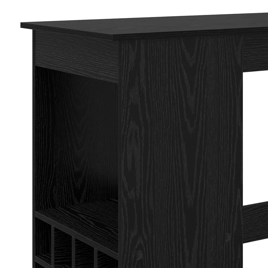 Table de bar Chêne noir 90 x 47.5 x 103.5 cm Bois d'ingénierie - 7