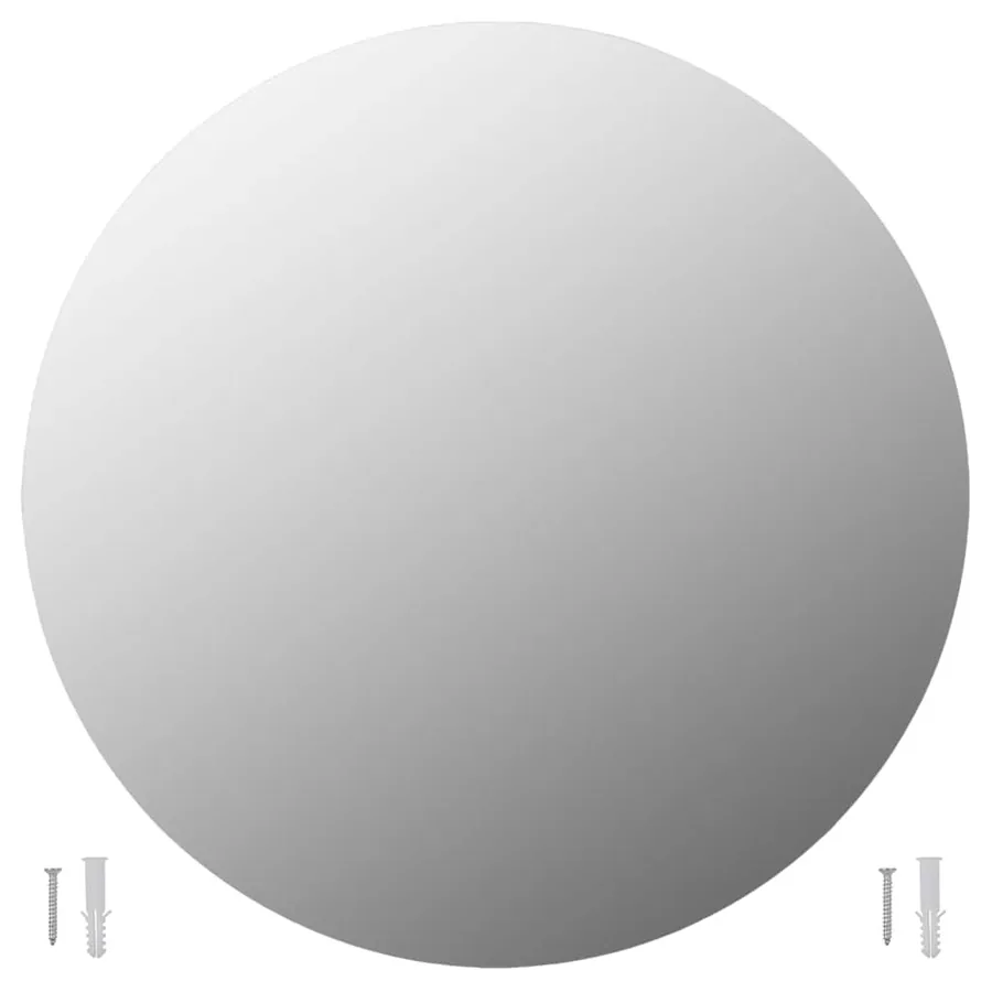 Miroir mural avec lampes LED Rond Verre - 4