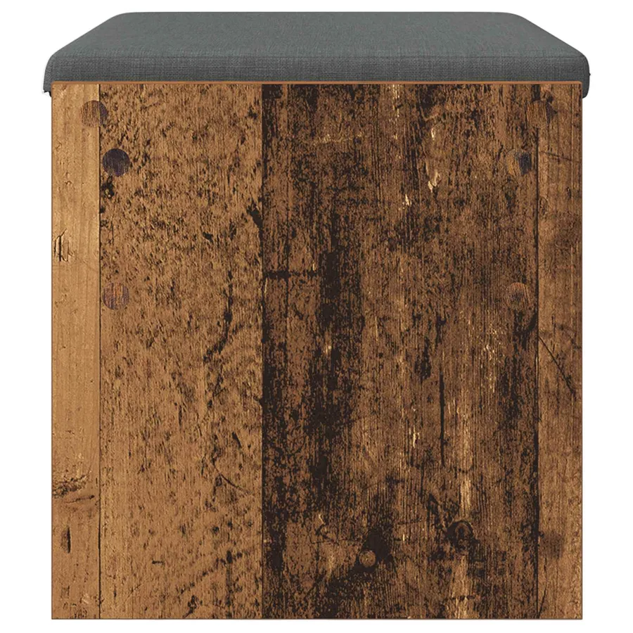 Banc d'entrée avec coussin Bois ancien 63 x 38 x 40 cm - 6