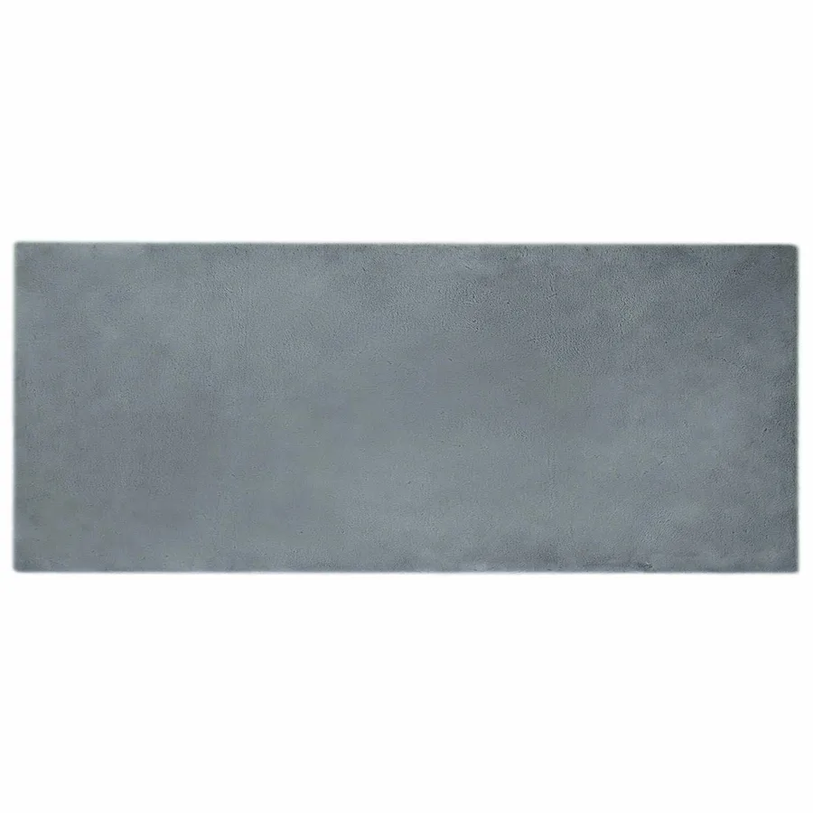 Tapis antidérapant en fausse de lapin OLITE Anthracite - 2