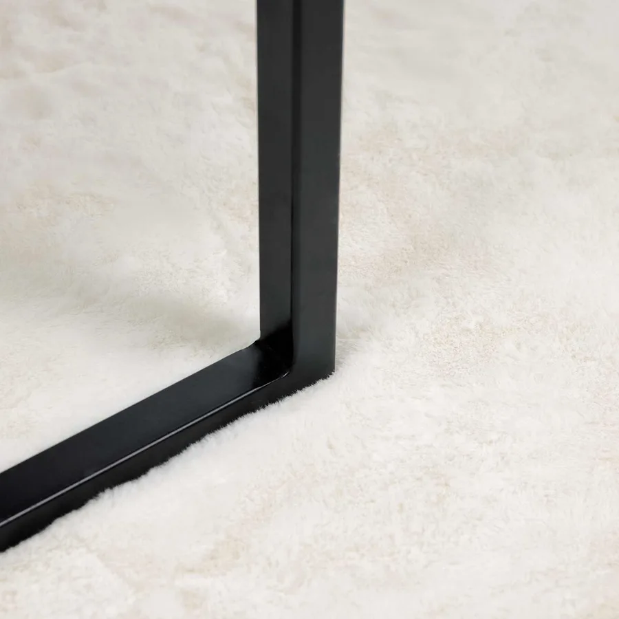 Tapis antidérapant en fausse de lapin OLITE Crème 100 x 200 cm - 6