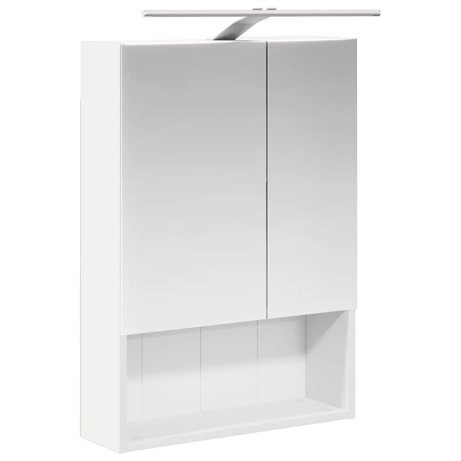 Armoire Miroir de Salle de Bain Blanc 50 x 14,5 x 70 cm - 5