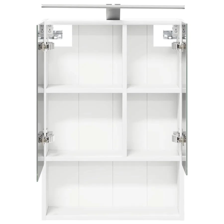 Armoire Miroir de Salle de Bain Blanc 50 x 14,5 x 70 cm - 7
