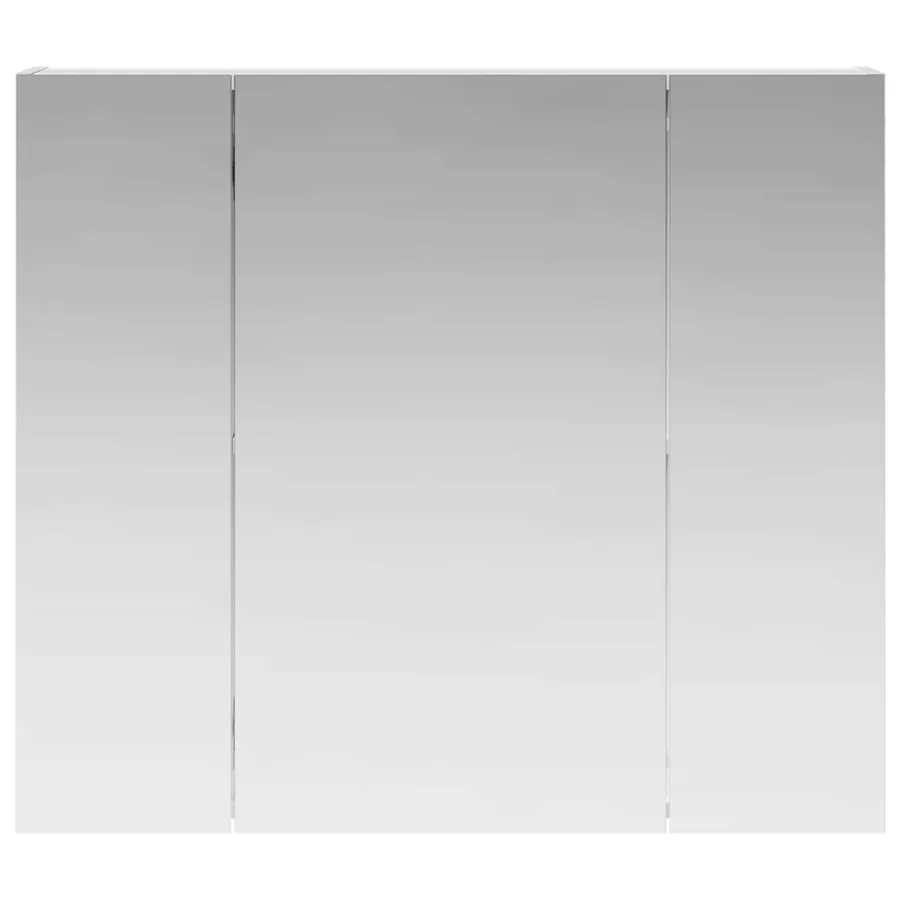 Armoire Miroir de Salle de Bain Blanc 80 x 14.5 x 70 cm - 5