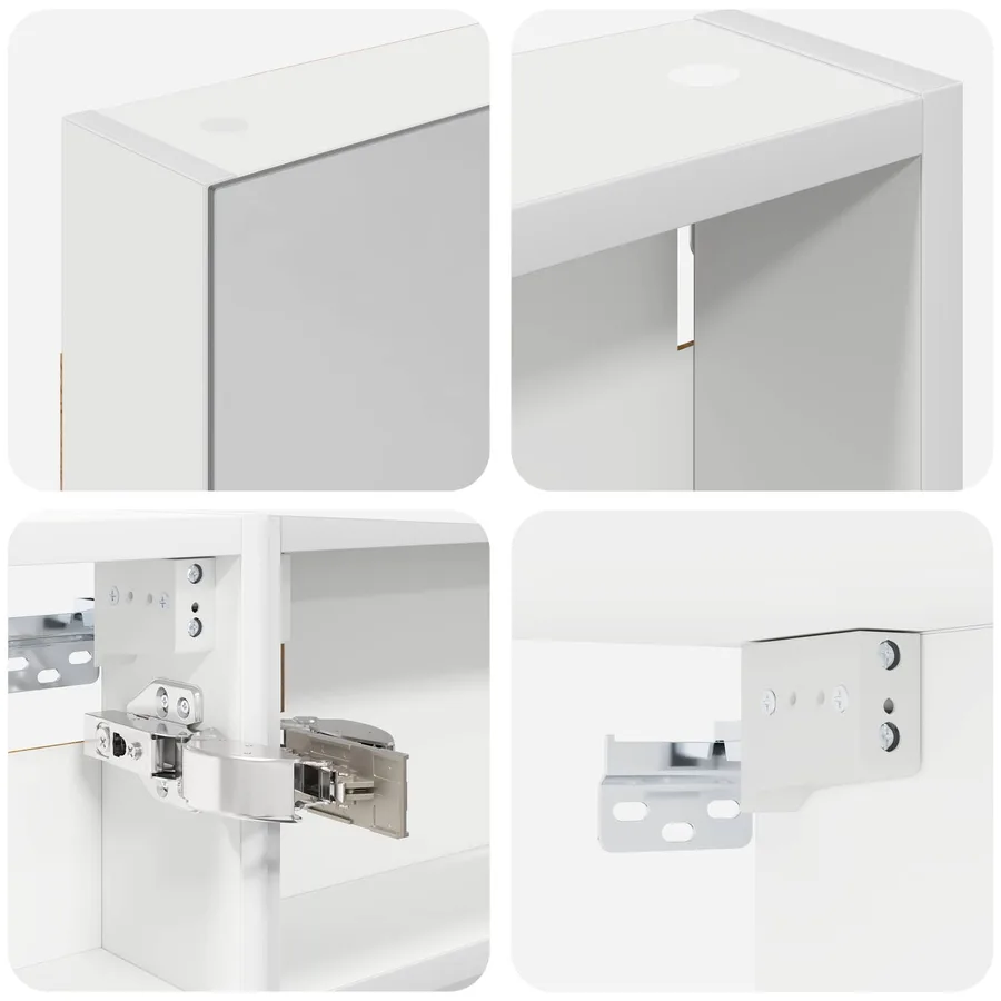 Ensemble de Meubles de Salle de Bain 3 pcs 120 x 10,5 x 60,5 cm - 8