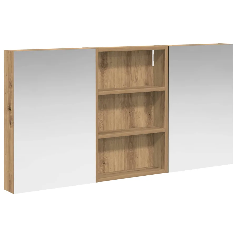 Ensemble de Meubles de Salle de Bain 3 pc 120 x 10,5 x 60,5 cm - 2