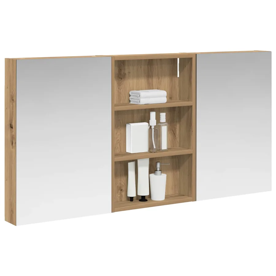 Ensemble de Meubles de Salle de Bain 3 pc 120 x 10,5 x 60,5 cm - 3