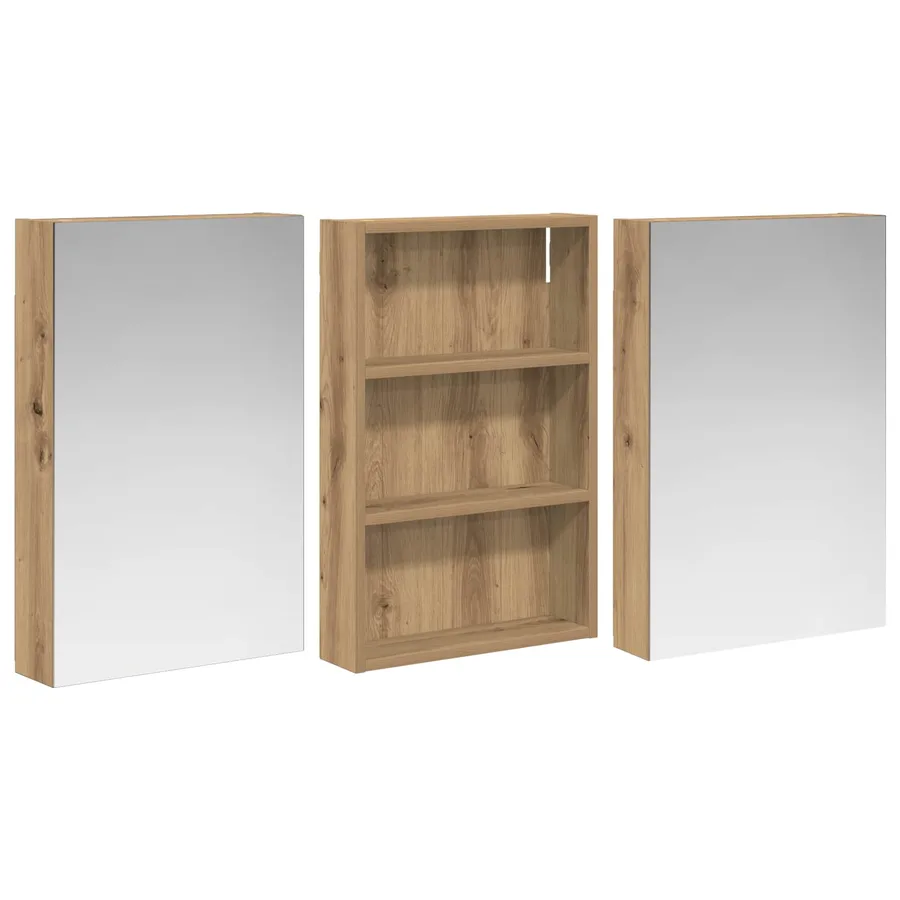 Ensemble de Meubles de Salle de Bain 3 pc 120 x 10,5 x 60,5 cm - 5